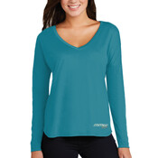 Drapey Long Sleeve Tee - Ladies Drapey Long Sleeve Tee